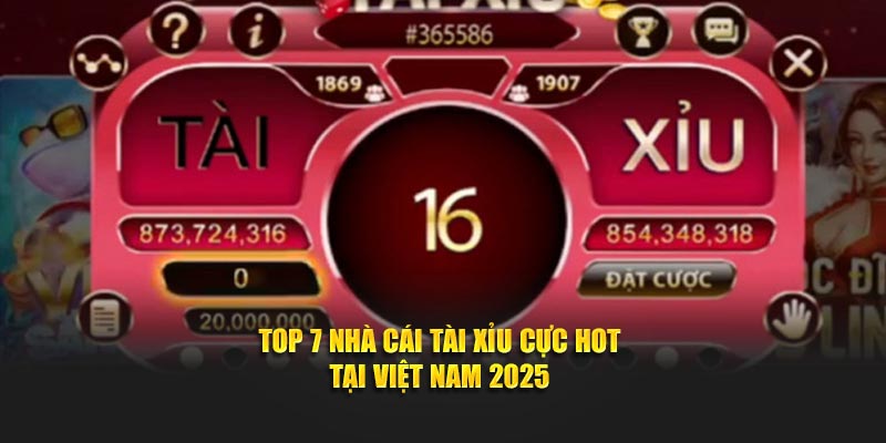 Top các Nhà cái tài xỉu tại Nhà cái uy tín